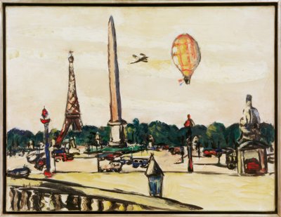 Place de la Concorde bei Tag od Max Beckmann