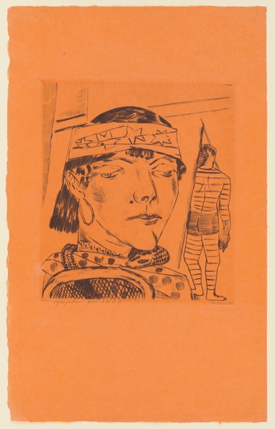 Tabule 10 ze série: Výroční trh od Max Beckmann