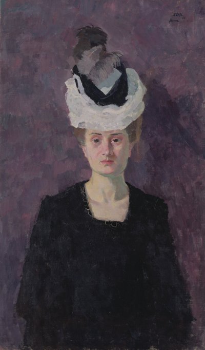 Portrét paní Minny Tube-Beckmannové od Max Beckmann
