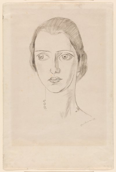 Portrét Marie-Louise von Motesiczky od Max Beckmann