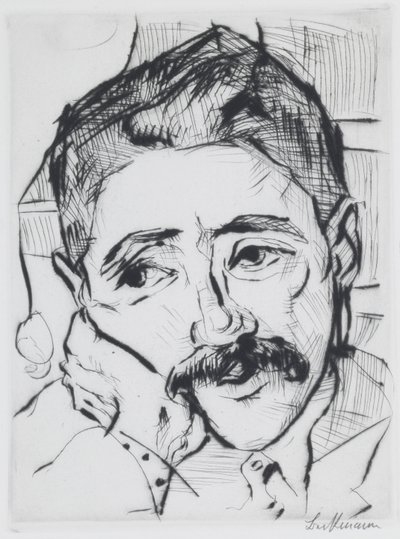 Portrét Waltera Carla od Max Beckmann