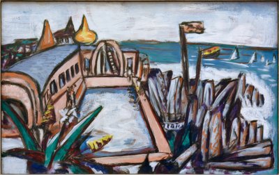 Bazén Cap Martin od Max Beckmann