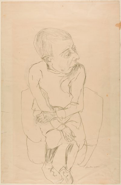 Sedící chlapec od Max Beckmann