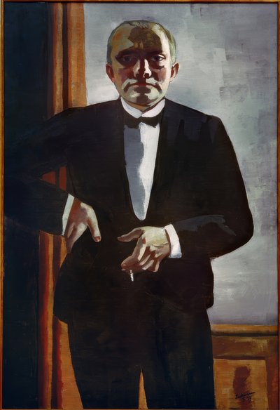 Autoportrét ve smokingu od Max Beckmann