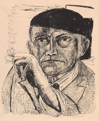 Autoportrét (vlastní podobizna) od Max Beckmann