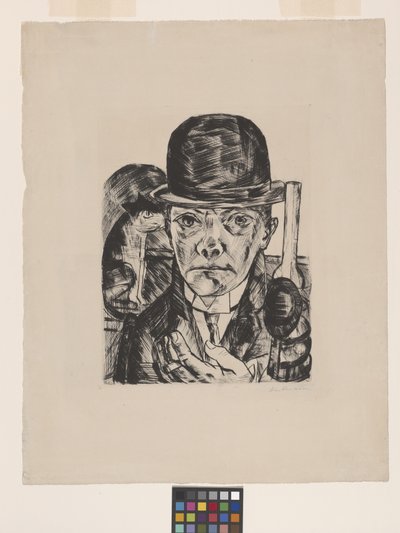 Autoportrét V Buřince od Max Beckmann