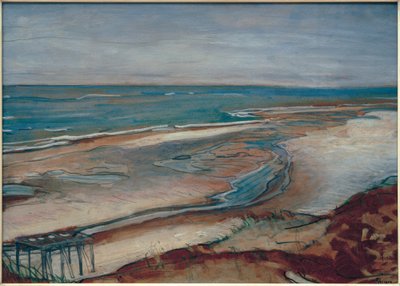 Plážová krajina od Max Beckmann