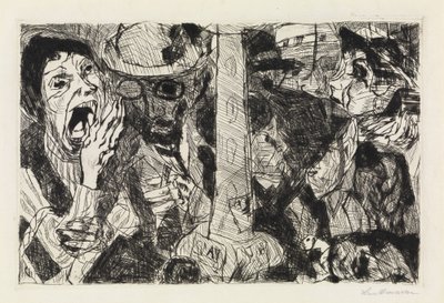 Ulice II od Max Beckmann