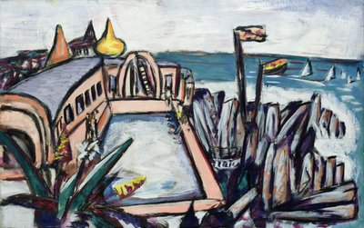 Bazén v Cap Martin od Max Beckmann