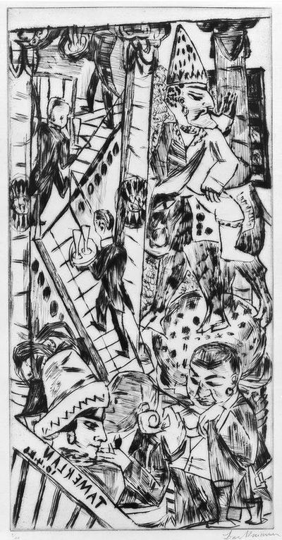Tamerlán od Max Beckmann