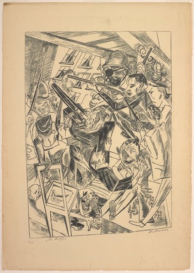 The Last Ones, deska deset od Die Hölle od Max Beckmann