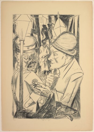 The Way Home, deska dva od Die Hölle od Max Beckmann