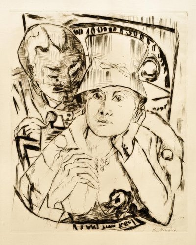Divadelní lóže od Max Beckmann