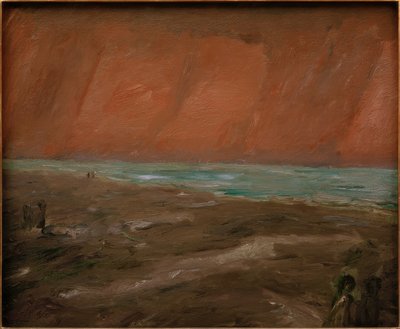 Ponurý večer u moře od Max Beckmann