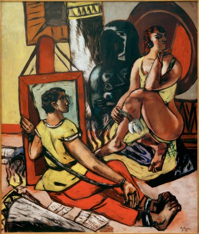 Pokušení (Pokušení svatého Antonína) od Max Beckmann