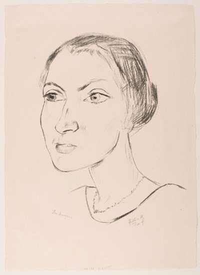 Žena s náhrdelníkem (paní Parcusová) od Max Beckmann