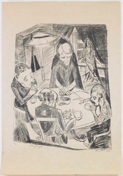 deska 5: Hlad od Max Beckmann