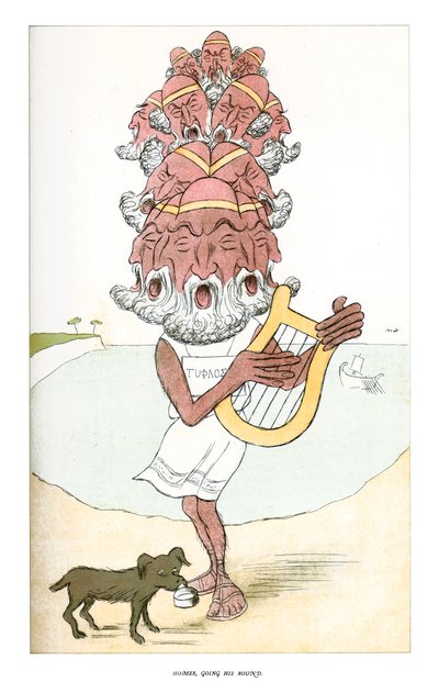 Homer, Going His Round, 1904. od Henry Maximilian Beerbohm