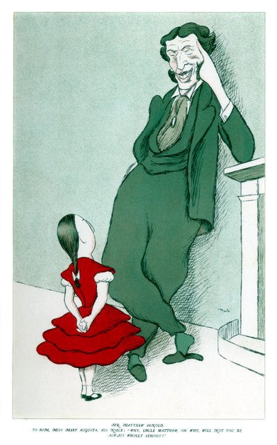 Matthew Arnold 1822-1888 a jeho neteř, 1904. od Henry Maximilian Beerbohm