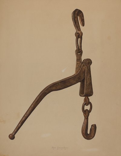 Utahovák zátěže kulatiny, 1939. od Max Fernekes