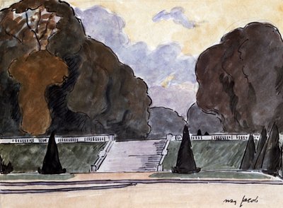 Zahrada v Lucembursku, c1900-1944 od Max Jacob