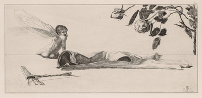 The Glove: Love, 1880. od Max Klinger