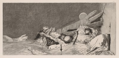 A Glove: Anxieties, 1880. od Max Klinger