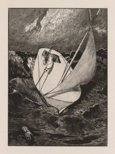 A Glove: The Rescue, 1880. od Max Klinger