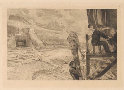 Akordy, list 1, Brahmsova fantazie, Op. XII od Max Klinger