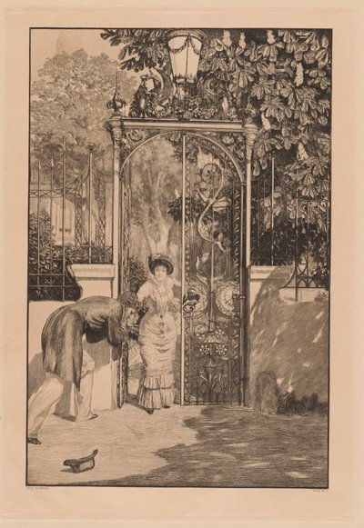U brány Am Thor, 1887. od Max Klinger