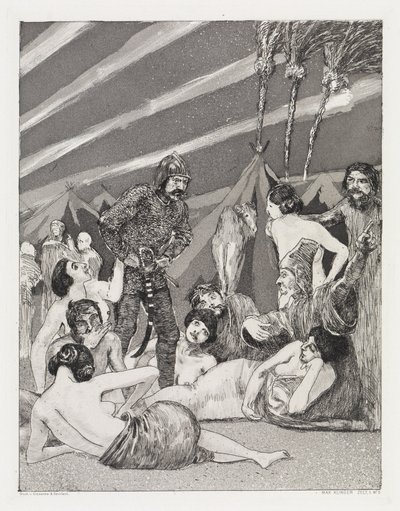 Tábor (Stan, Opus XIV, 1. část, č. 5) od Max Klinger