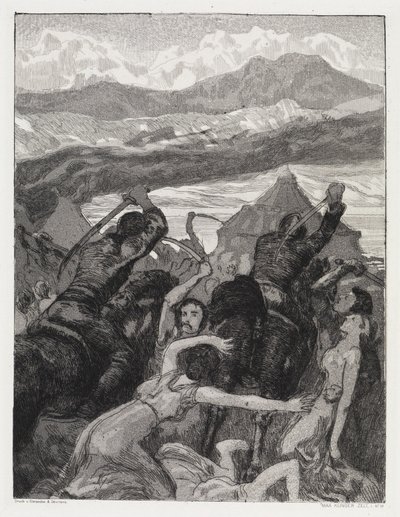 Vloupání (Stan, Opus XIV, 1. část, č. 14) od Max Klinger