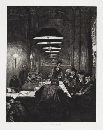 Matka III (Dramata, opus IX, list 5) od Max Klinger