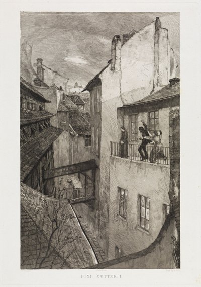 Matka I (Dramata, opus IX, list 3) od Max Klinger