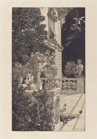Ve Flagranti, 1883. od Max Klinger
