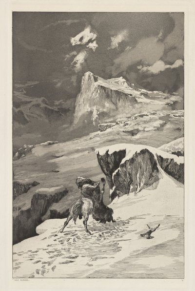 Intermezzi, Opus IV, Bl. 5: Boj s Kentaury od Max Klinger