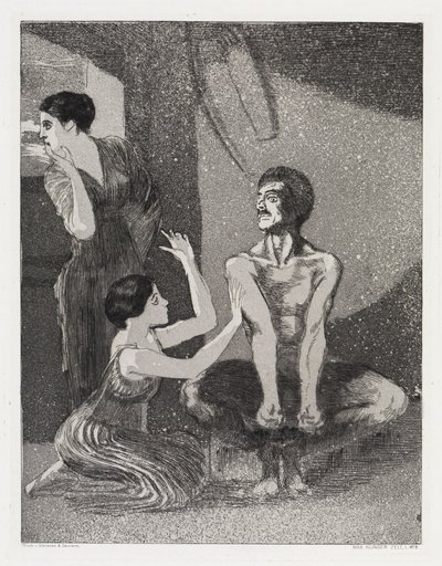 Dívka a střelec (Stan, Opus XIV, 1. část, č. 9) od Max Klinger