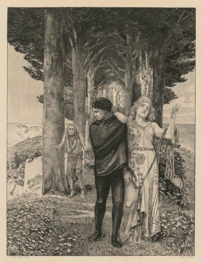 On Death Part Two, Opus XIII Print 4: Genius Artist, 1903. od Max Klinger