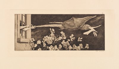 Opus VI, z Parafráze o nalezení rukavice, 1881. od Max Klinger