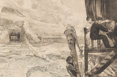 Opus XII, Brahmsova fantazie, 1894. od Max Klinger