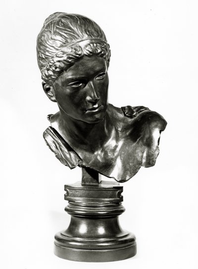 Hlava Cassandry, kolem roku 1895 (bronz) od Max Klinger