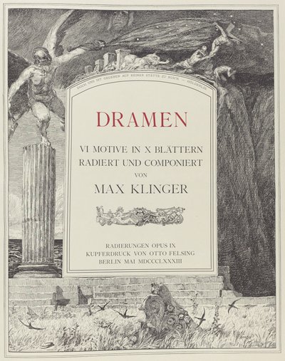 Titulní strana od Max Klinger