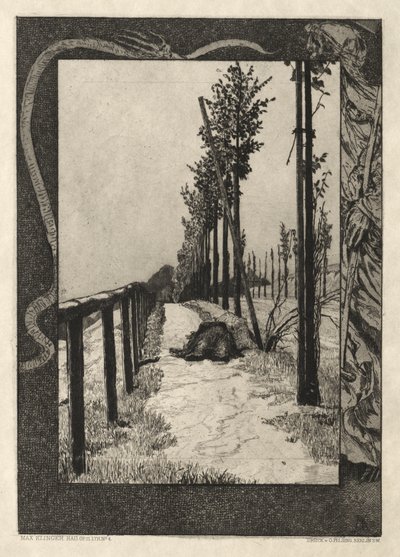 Vom Tode I, (Opus II, 1889) No. 4 od Max Klinger