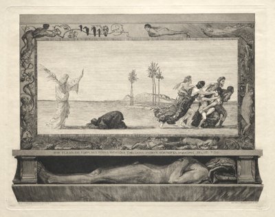Vom Tode I, Opus II, 1889 č. 10. od Max Klinger