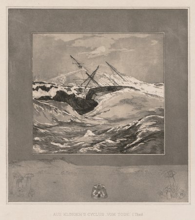 Vom Tode I Opus II, 1889, č. 3 . od Max Klinger