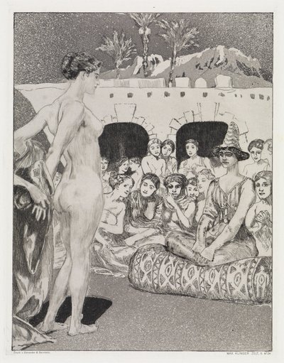 Před královnou (Stan, opus XIV, 2. část, č. 24) od Max Klinger