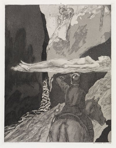 Před věží (Stan, opus XIV, část 2, č. 36) od Max Klinger