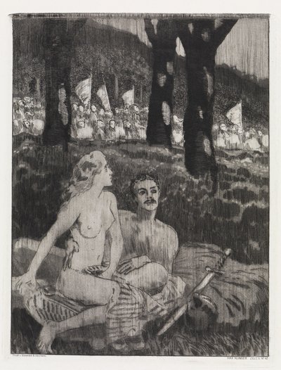 Lesní noc (Stan, Opus XIV, 2. část, č. 42) od Max Klinger