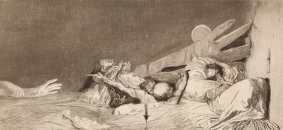 strachy. 1881 od Max Klinger