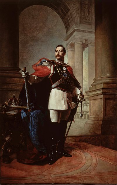 Portrét německého císaře Wilhelma II 1859-1941, pruského krále, 1904. od Max Koner